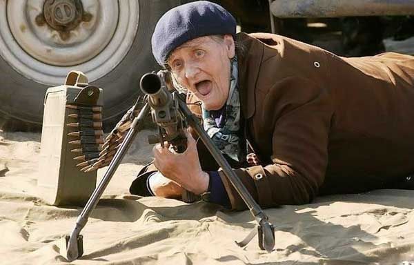 полудохлая пенсионерка